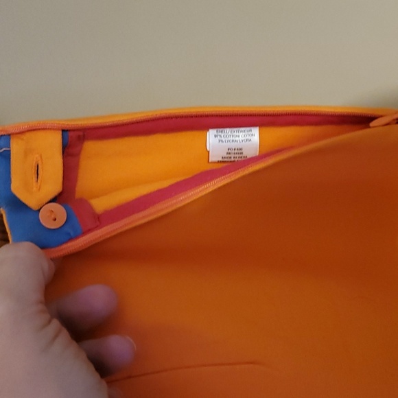 Frances Valentine Lucy Pants In Orange Size 12 - Picture 6 of 10